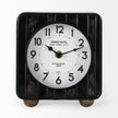 Mercana Karl Rustic Iron Rounded Square Table Clock