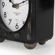 Mercana Karl Rustic Iron Rounded Square Table Clock
