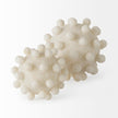 Mercana Malo Cream Resin Sphere Decorative Object