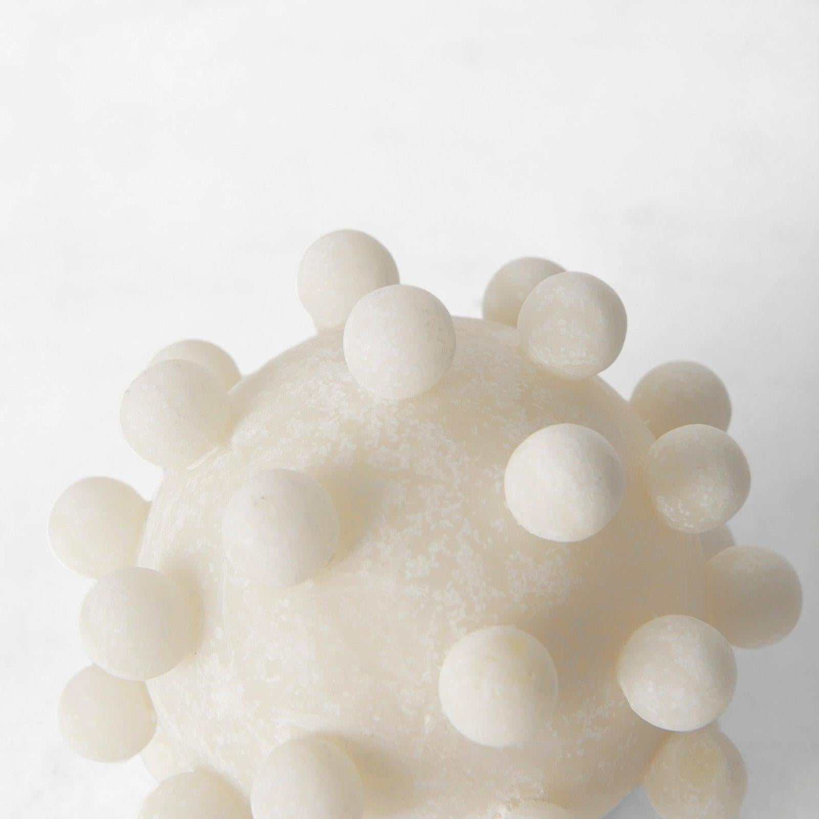 Mercana Malo Cream Resin Sphere Decorative Object
