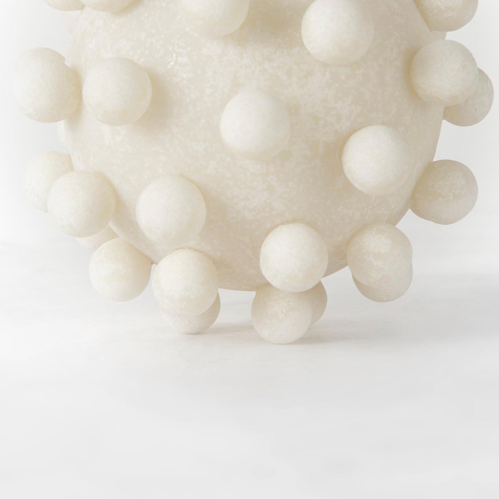 Mercana Malo Cream Resin Sphere Decorative Object