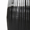 Mercana Tanami Dark Brown/White Glazed Ceramic Vase Clearance