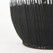 Mercana Tanami Dark Brown/White Glazed Ceramic Vase Clearance