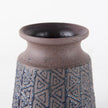 Mercana Sefina Brown/Black Patterned Ceramic Vase