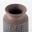 Mercana Sefina Brown/Black Patterned Ceramic Vase
