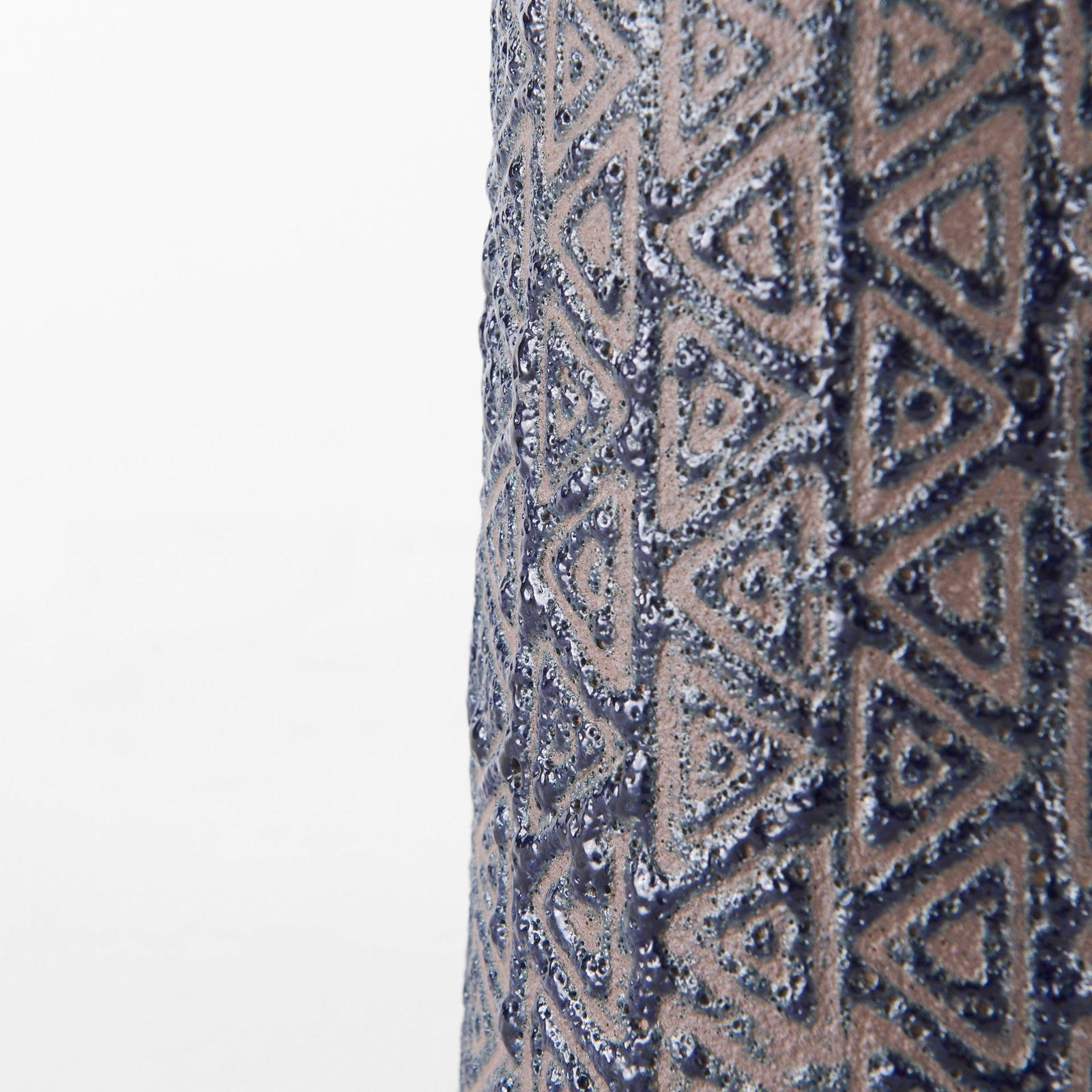Mercana Sefina Brown/Black Patterned Ceramic Vase