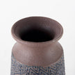Mercana Sefina Brown/Black Patterned Ceramic Vase