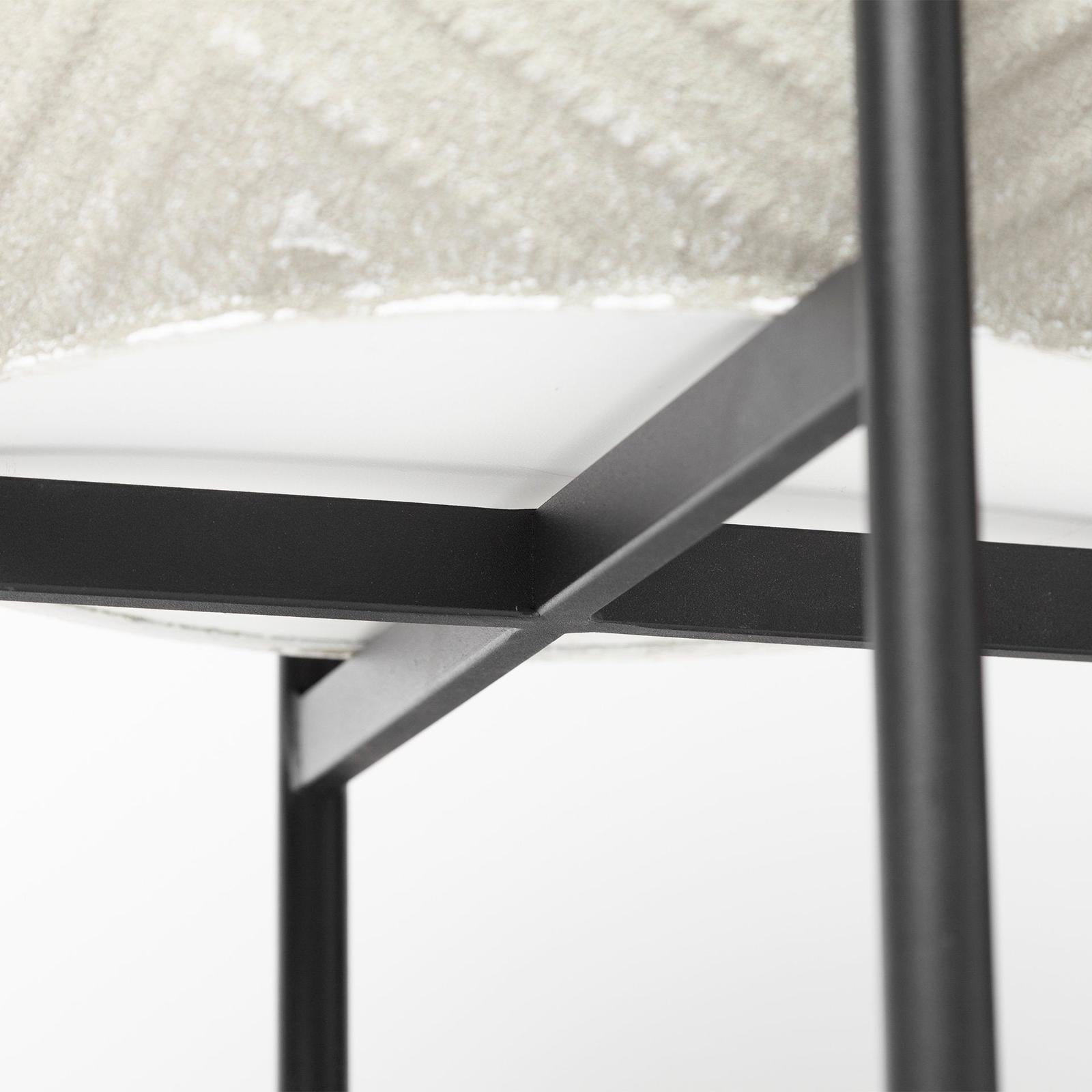 Mercana Mabel Black Iron Base Plant Stands - Set of 2