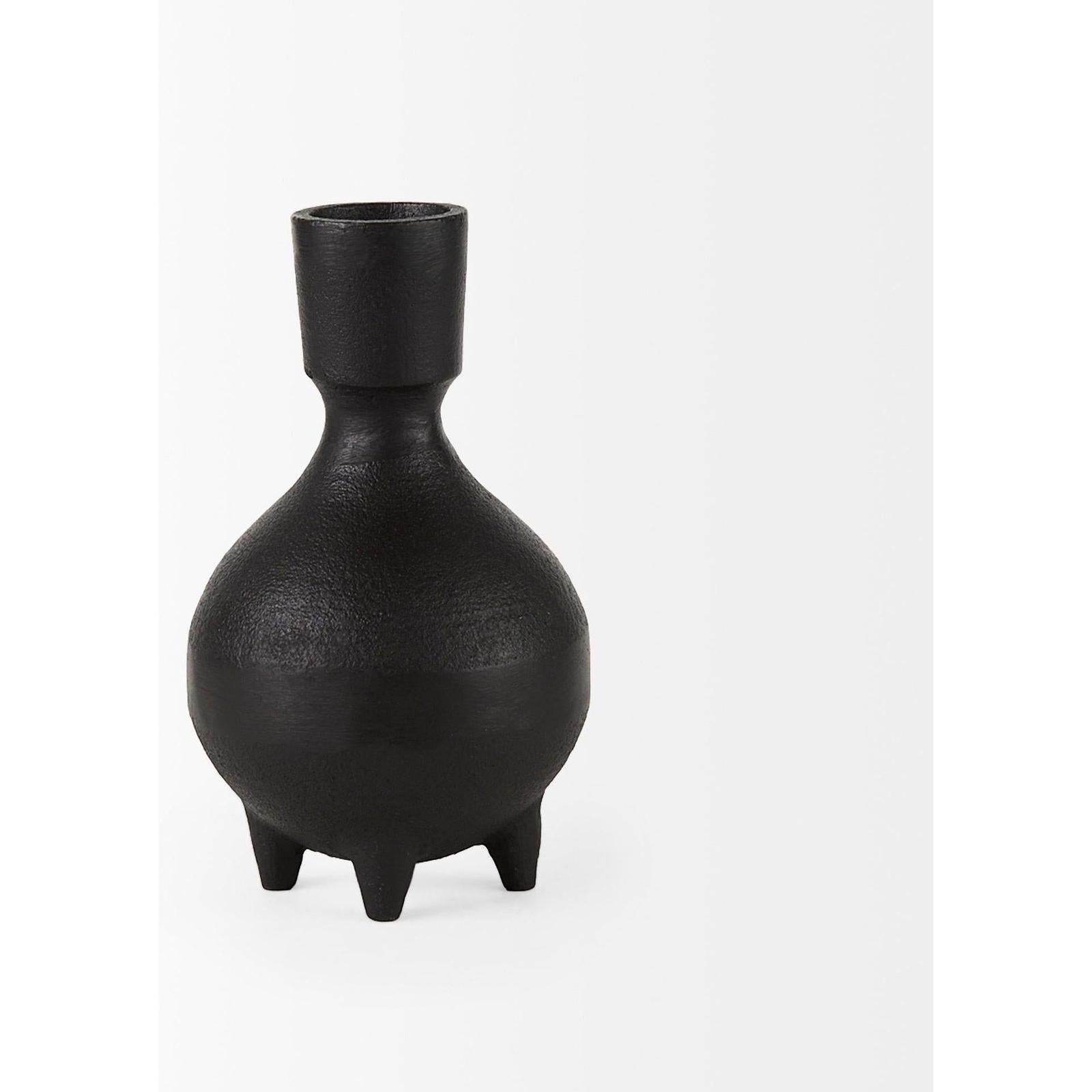 Mercana Cyrus Black Vase Decorative Object