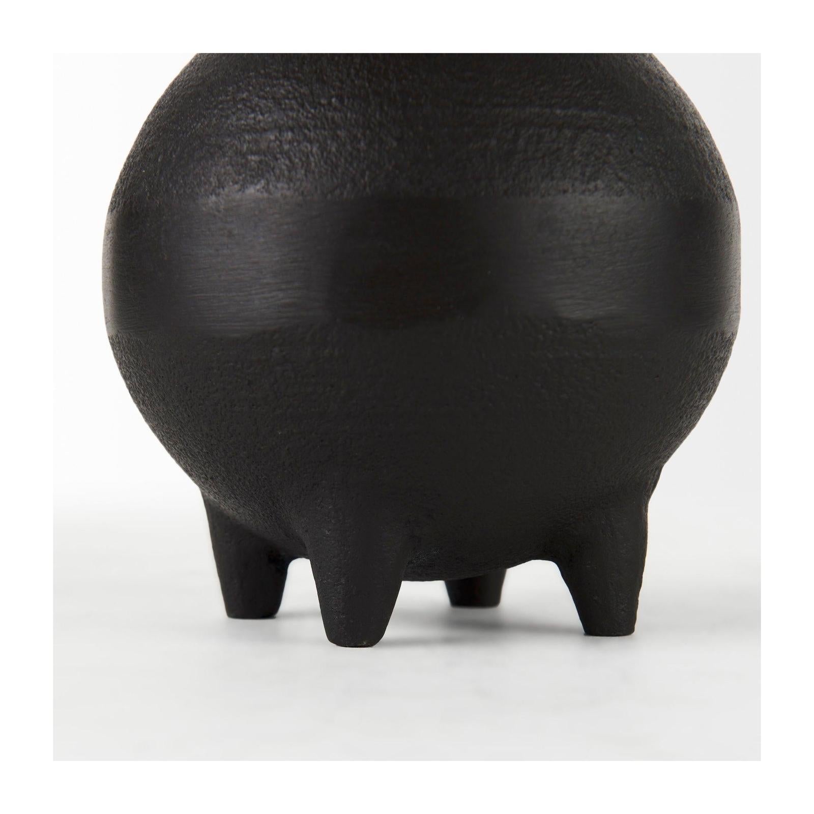 Mercana Cyrus Black Vase Decorative Object