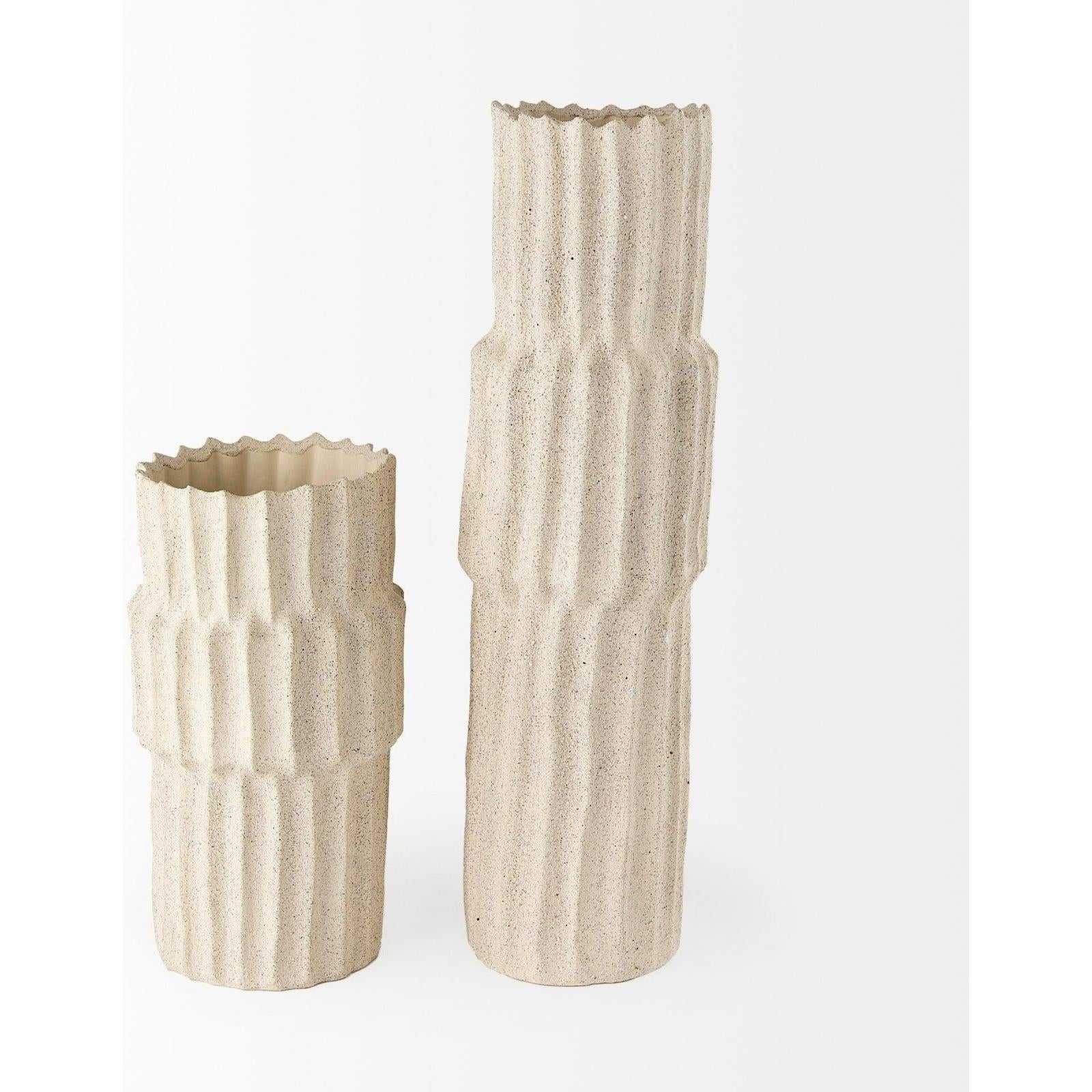 Mercana Cardon Cream Ceramic Vase