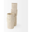 Mercana Cardon Cream Ceramic Vase