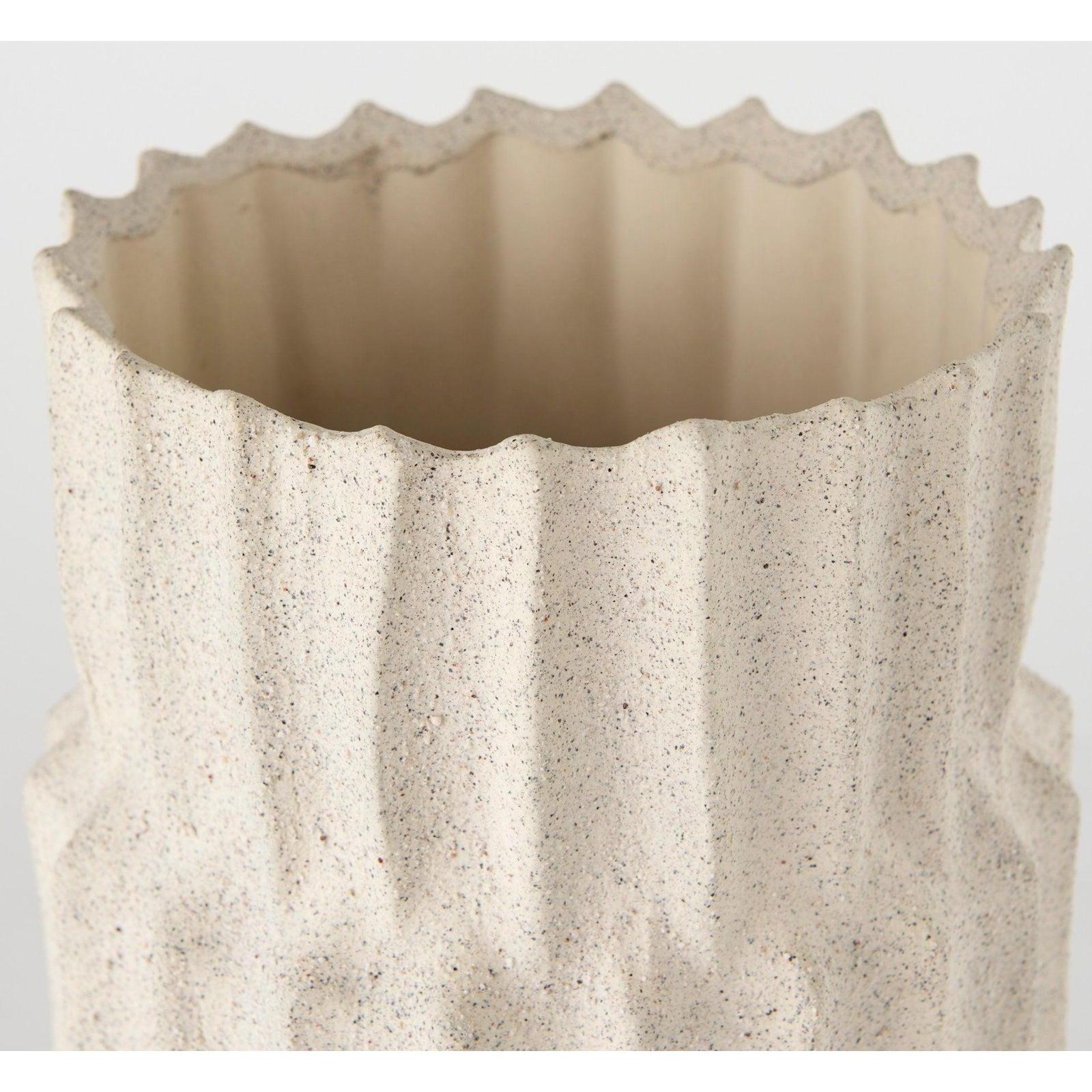 Mercana Cardon Cream Ceramic Vase