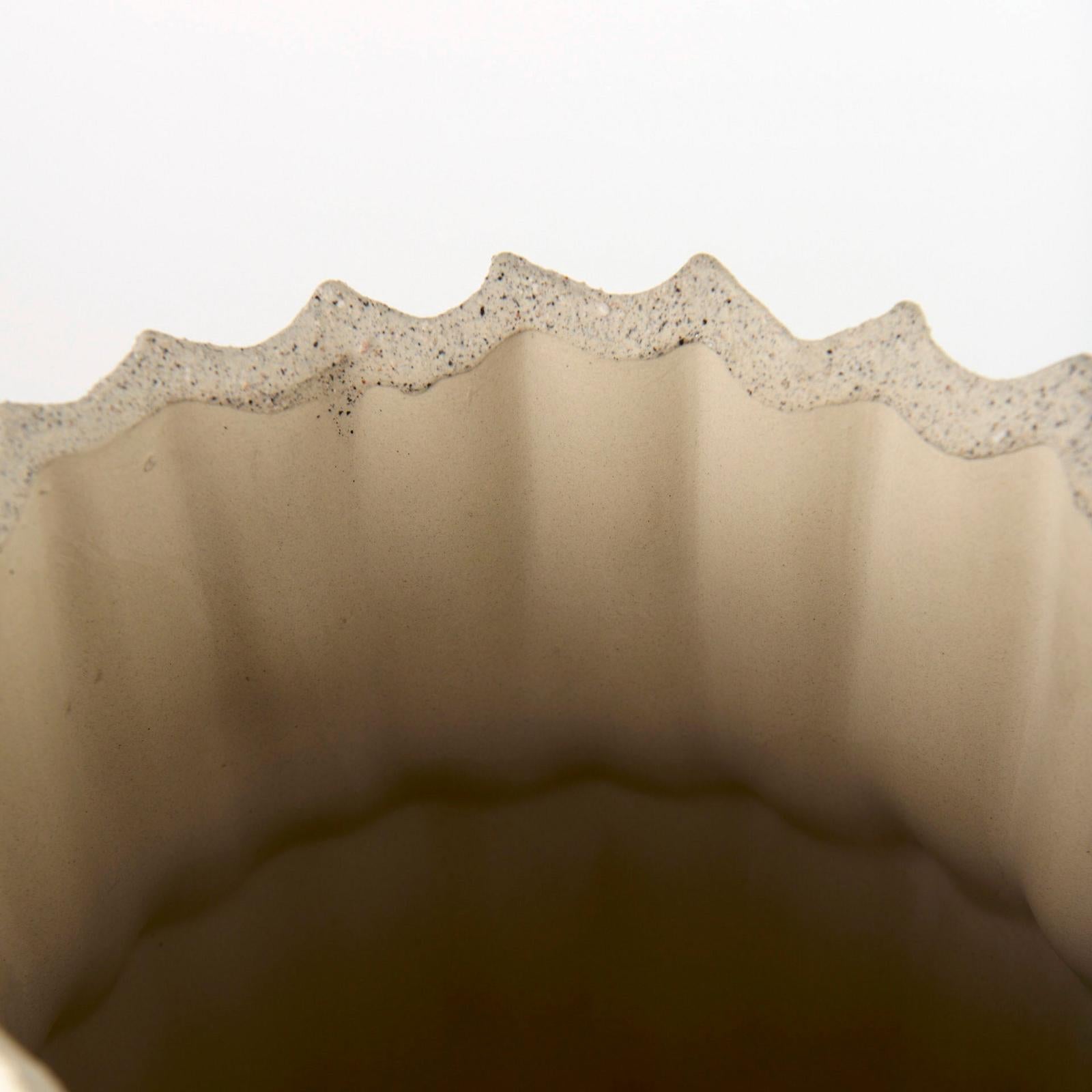 Mercana Cardon Cream Ceramic Vase