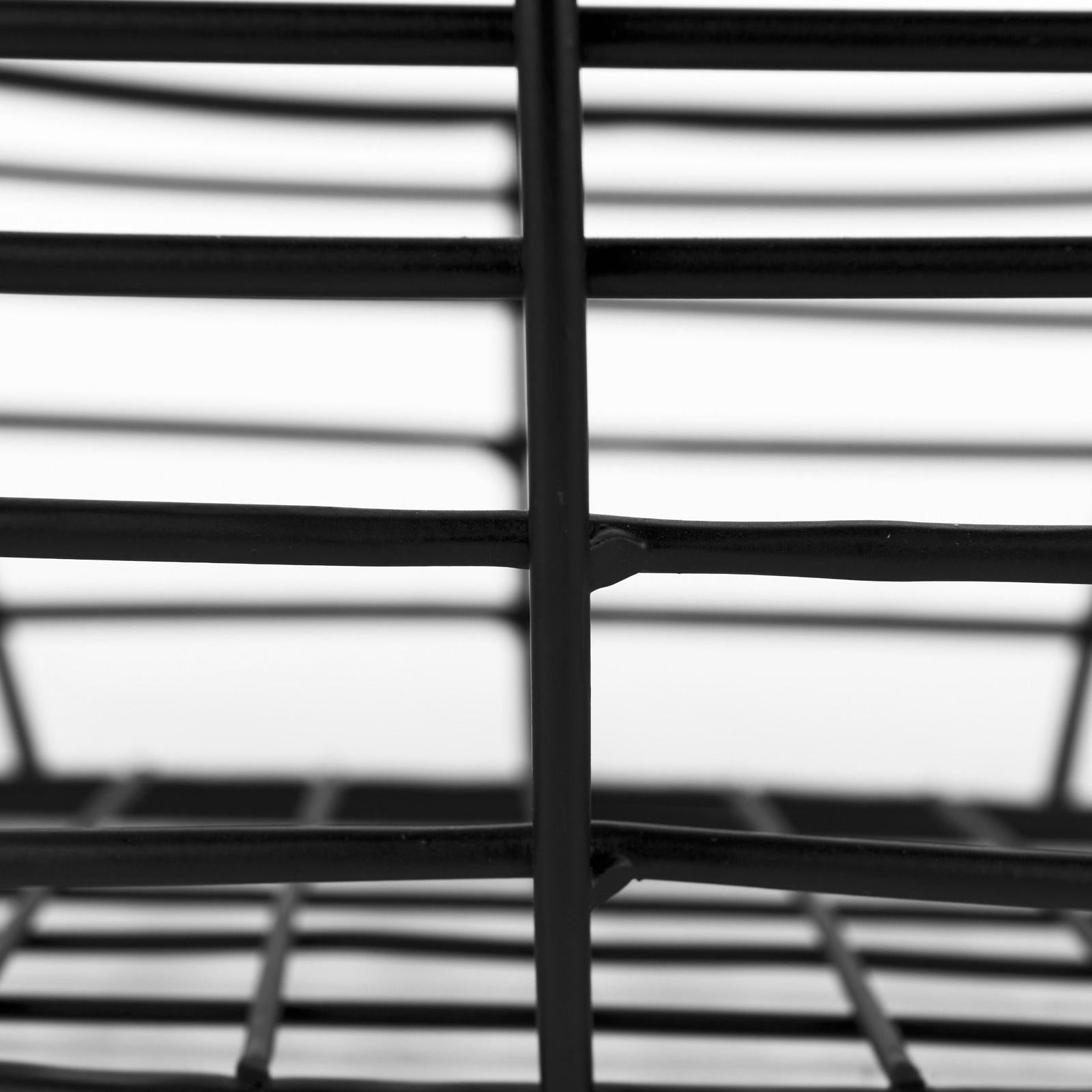 Mercana Mateo Black Metal Basket