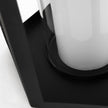 Mercana Balley Matte Black Metal Hexagonal Candle Holder Lanterns - Set of 2