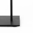 Mercana Micra Matte Black Metal Decorative Object on a Stand
