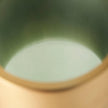 Mercana Minty Green Glass Vase W/Matte Gold Metal Neck Cuff Clearance