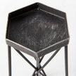 Mercana Sixx Antiqued Metal Hexagonal Table Candle Holder Clearance