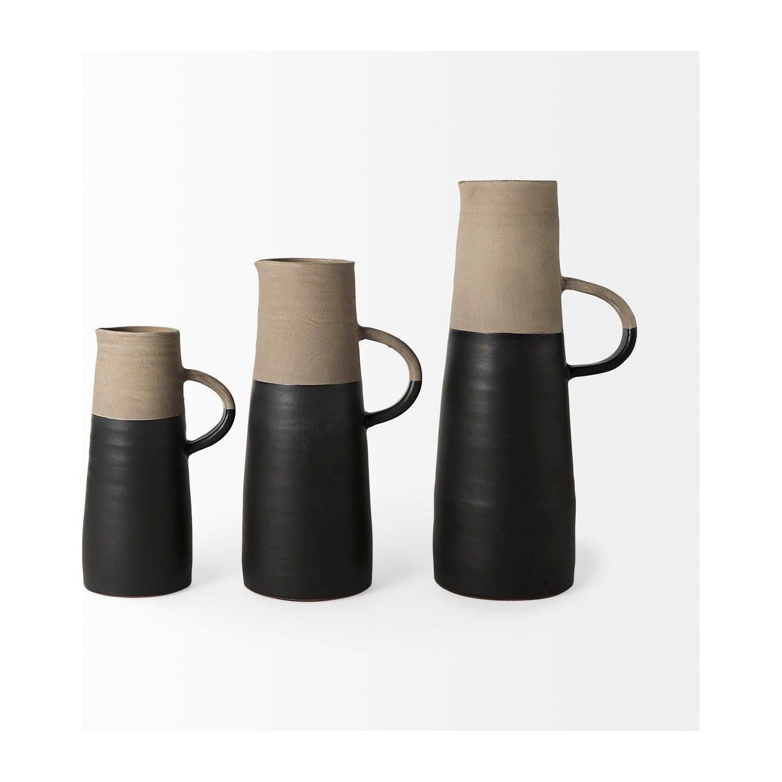 Mercana Garand Two-Toned Ceramic Jug
