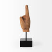 Mercana Saxum Natural Wooden Carved Hang Loose Hand