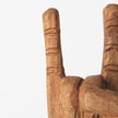 Mercana Saxum Natural Wooden Carved Hang Loose Hand