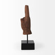 Mercana Pacem Natural Wooden Carved Peace Sign Hand