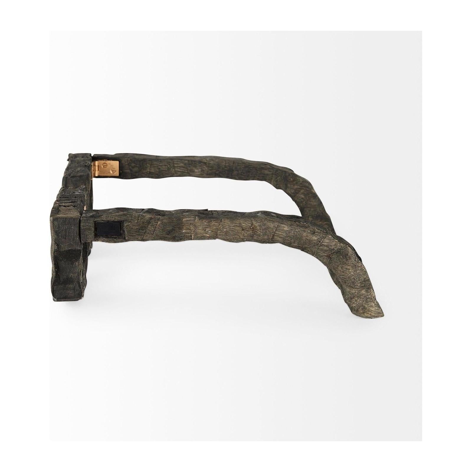Mercana Elliot Brown Wooden Eyeglasses