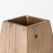 Mercana Allen Natural Wooden Base Oval Vase