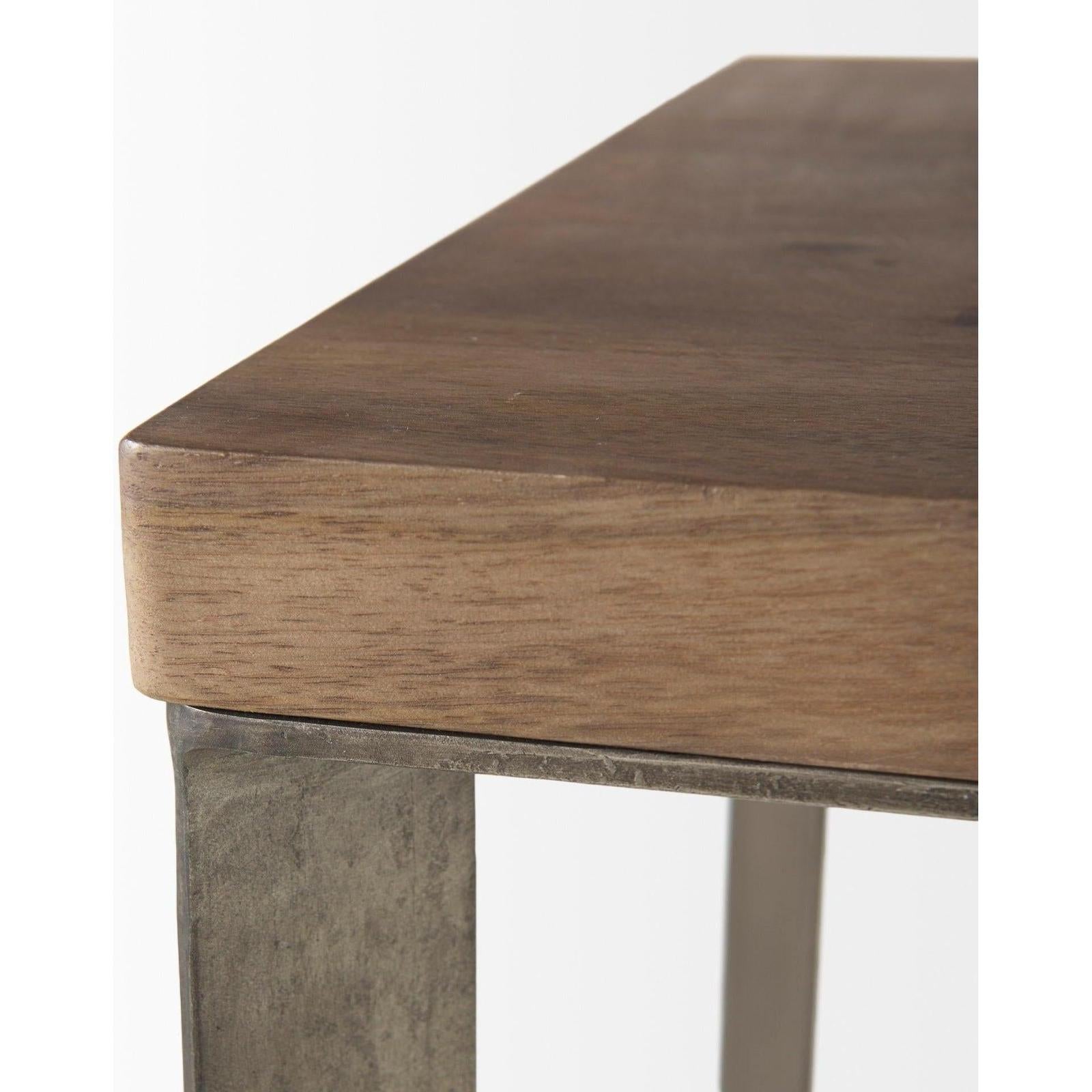 Mercana Faye Gold Metal Base Accent Tables- Set of 2