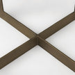 Mercana Faye Gold Metal Base Accent Tables- Set of 2