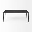 Mercana Timothy Ebony Black Iron Coffee Table