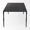 Mercana Timothy Ebony Black Iron Coffee Table