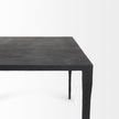 Mercana Timothy Ebony Black Iron Coffee Table