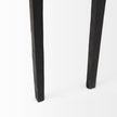 Mercana Timothy Ebony Black Iron Coffee Table