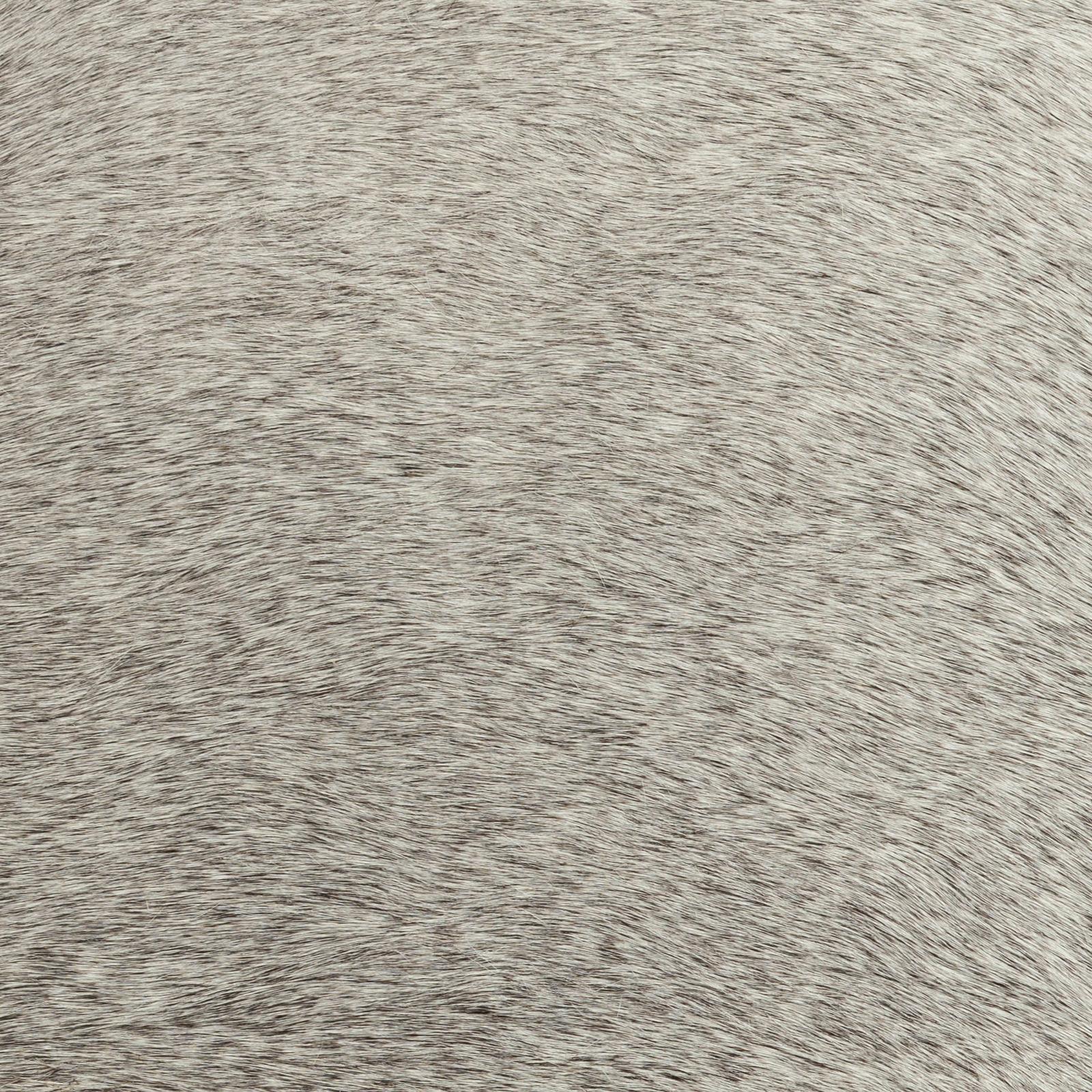 Mercana Zahavi Grey-toned Hair-on-hide Ottoman