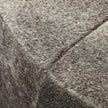 Mercana Zahavi Grey-toned Hair-on-hide Ottoman