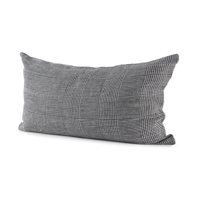 Mercana Ramone White and Black Fabric Decorative Pillow Cover Clearance