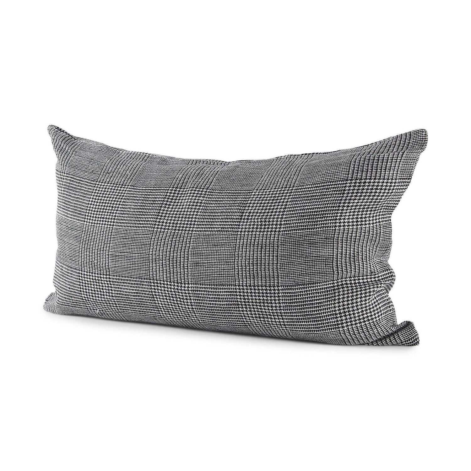 Mercana Ramone White and Black Fabric Decorative Pillow Cover Clearance