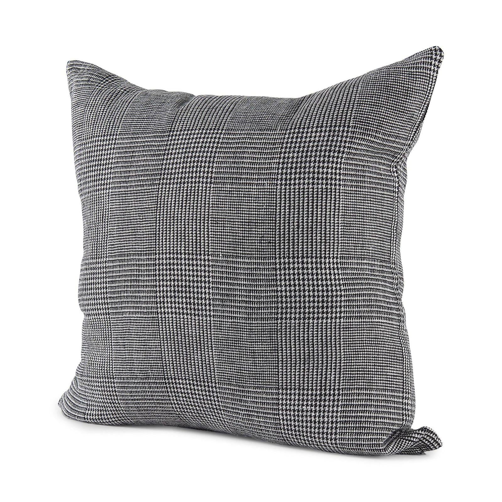 Mercana Ramone White and Black Fabric Decorative Pillow Cover Clearance