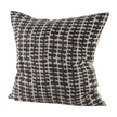 Mercana Miriam Beige and Black Fabric Patterned Decorative Pillow Cover