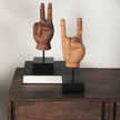 Mercana Saxum Natural Wooden Carved Hang Loose Hand