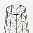 Mercana Petiole Gold Toned Metal Table Candle Holder Clearance