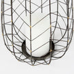 Mercana Petiole Gold Toned Metal Table Candle Holder Clearance
