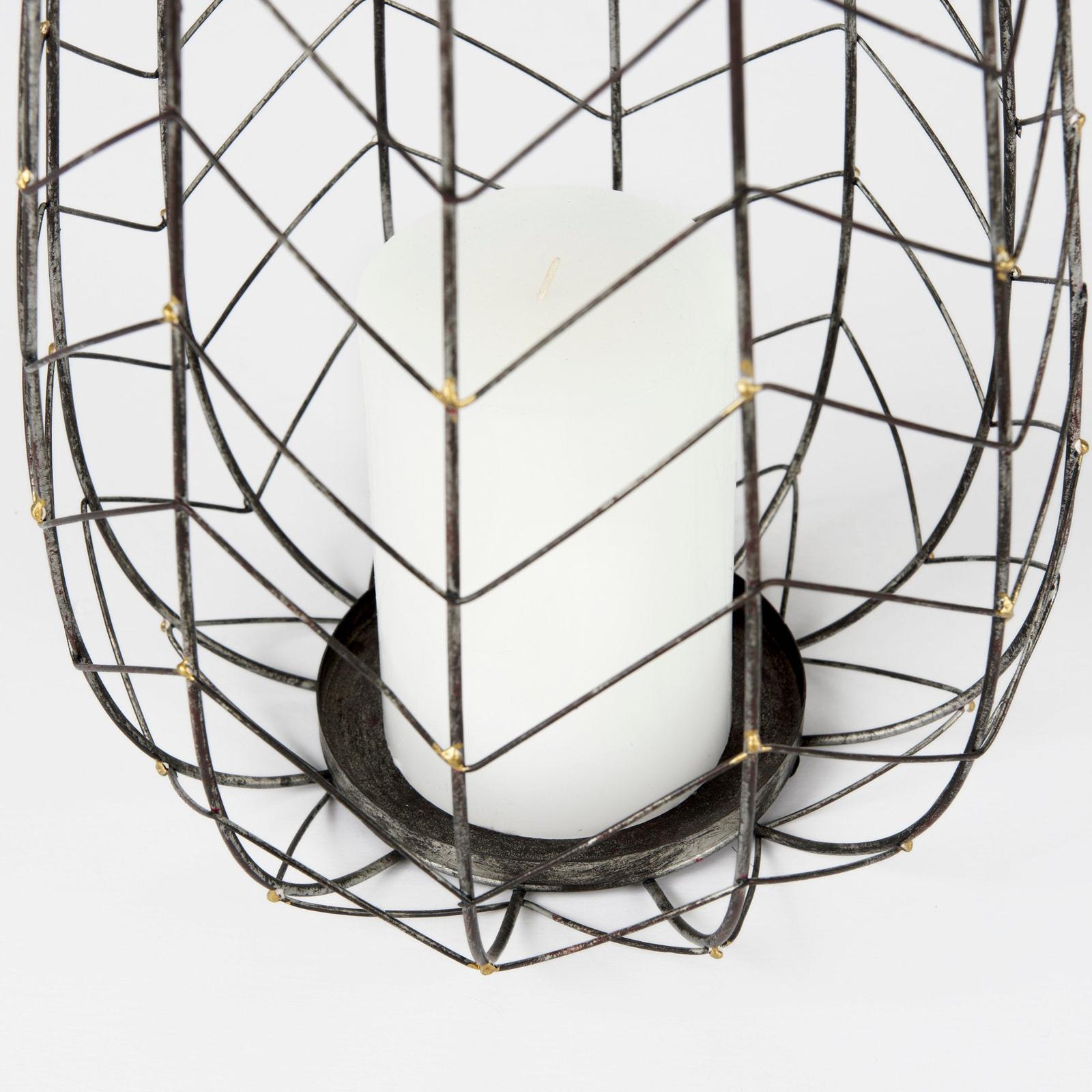 Mercana Petiole Gold Toned Metal Table Candle Holder Clearance