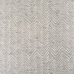 Mercana Charlotte 55.0L Gray Herringbone Fabric Seat w/ Antique Nickel Metal Frame Bench