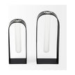 Mercana Boyer Black Metal W/Glass Test Tube Decorative Objects - Set of 2