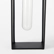 Mercana Boyer Black Metal W/Glass Test Tube Decorative Objects - Set of 2