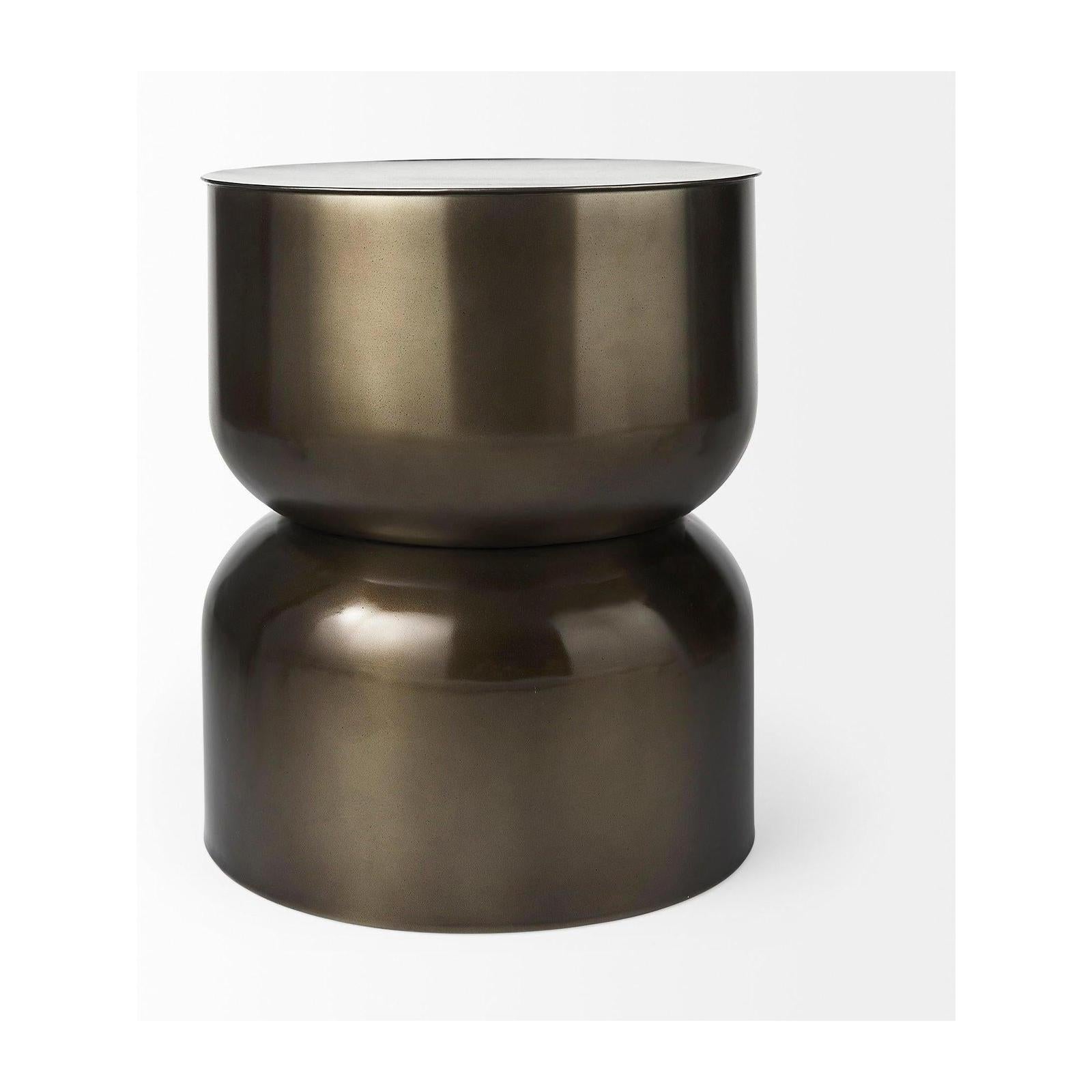 Mercana Catriona Gold Accent Hourglass Table Clearance