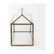 Mercana Hutt Gold Glass Terrarium Box